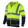High Visibility Jackets Safety Sweater Reflective Hoodies